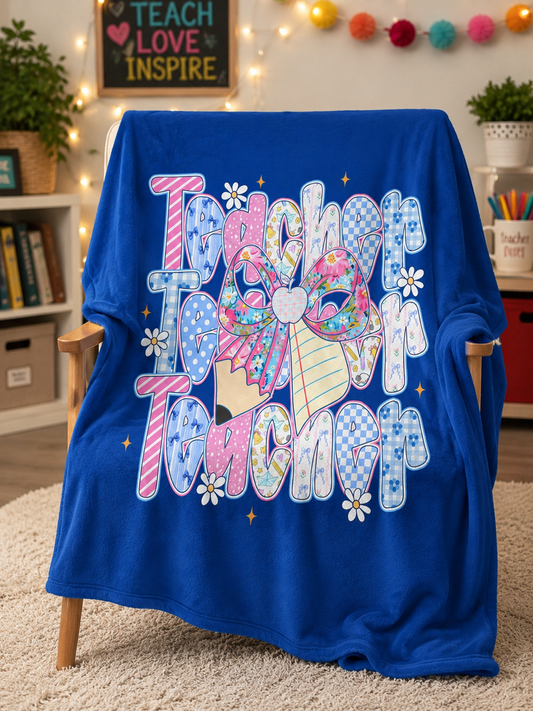 Plush Blanket - Teacher Throw blanket