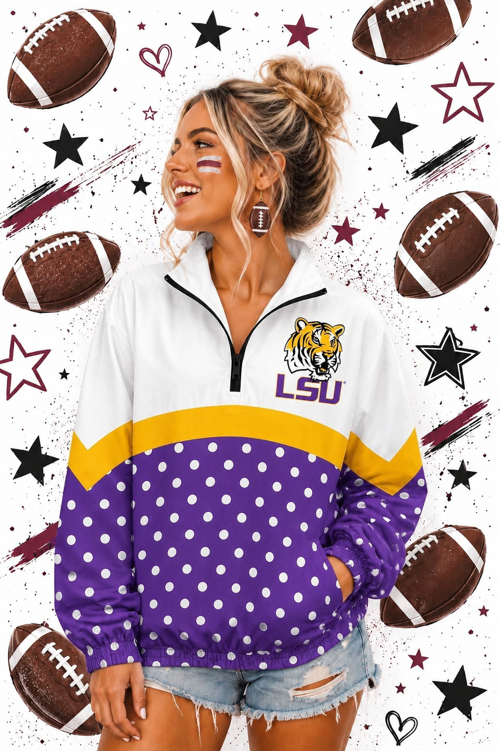 LSU Windbreaker(preorder)
